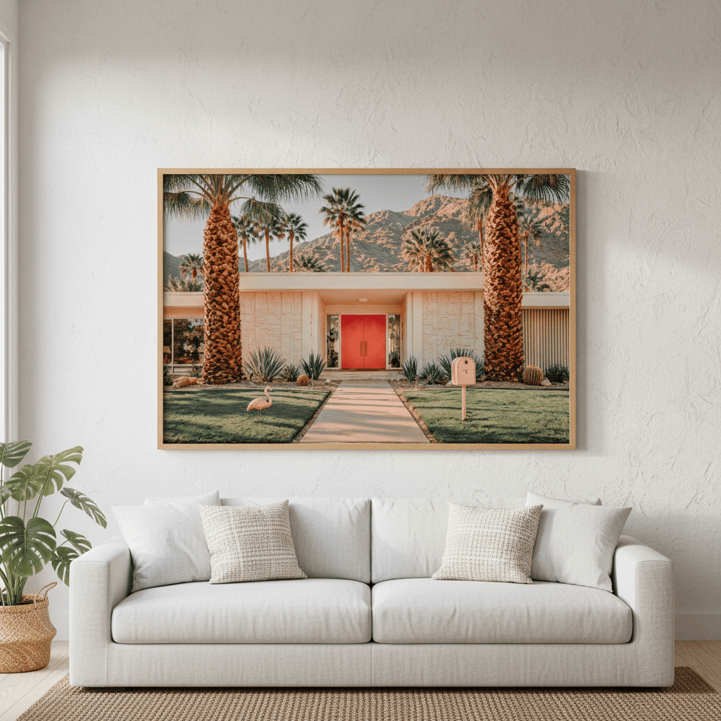 Palm Springs Landscape Paradise Wall Art wall - art - picture - poster