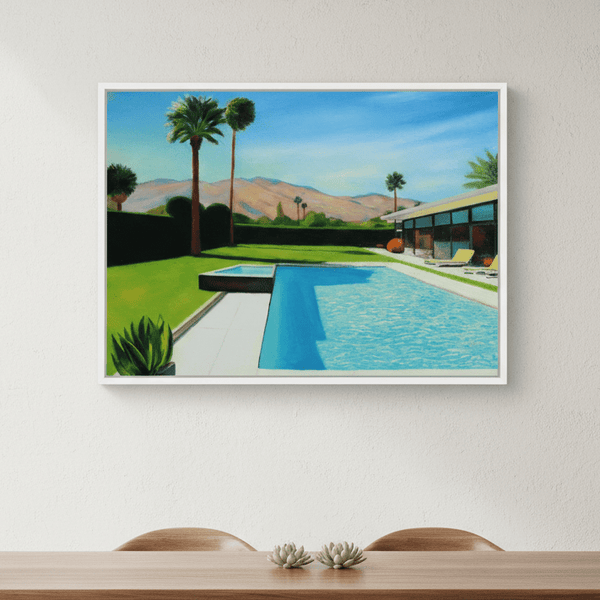 Palm Springs Monday by Ieva Baklane | Art & Canvas Print