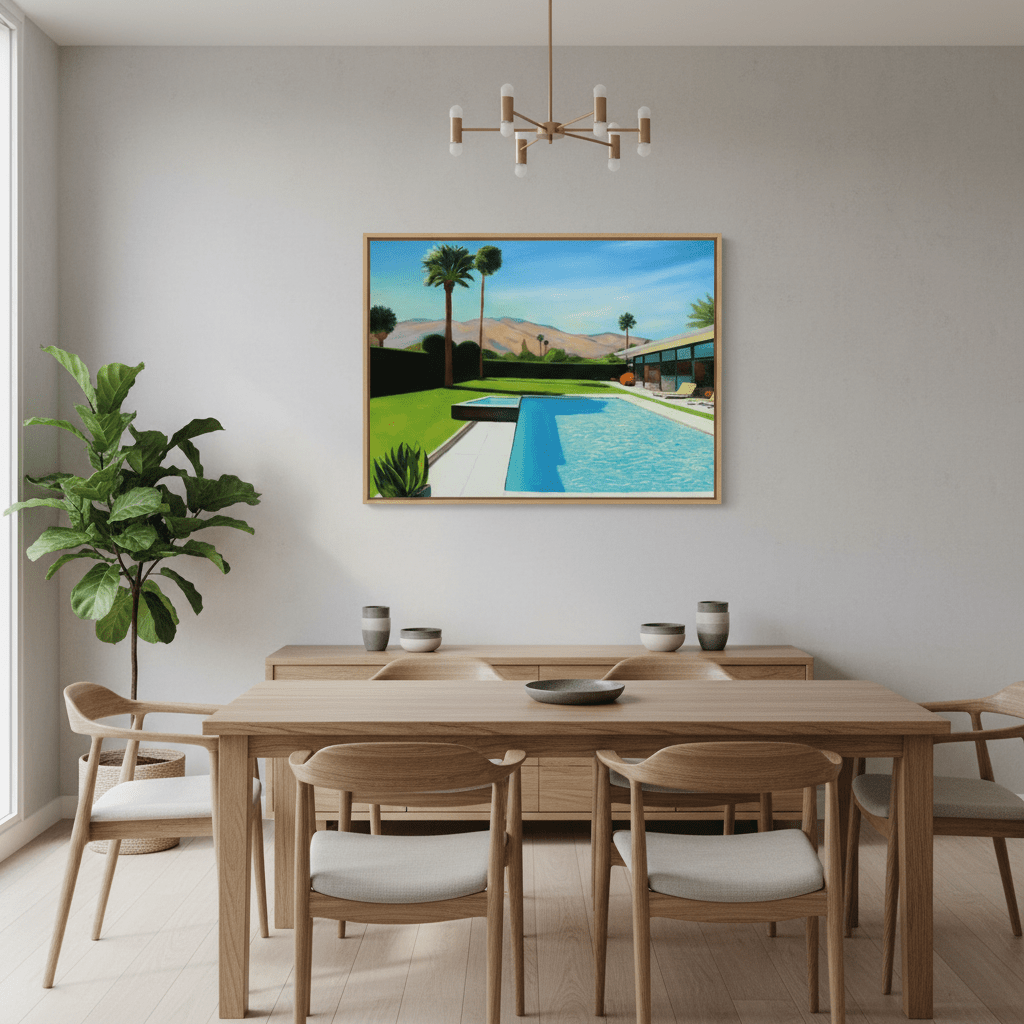Palm Springs Monday by Ieva Baklane wall - art - picture - poster