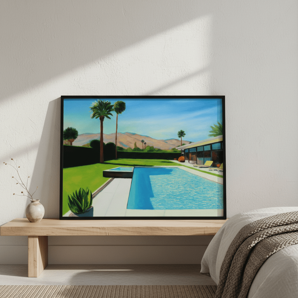 Palm Springs Monday by Ieva Baklane wall - art - picture - poster