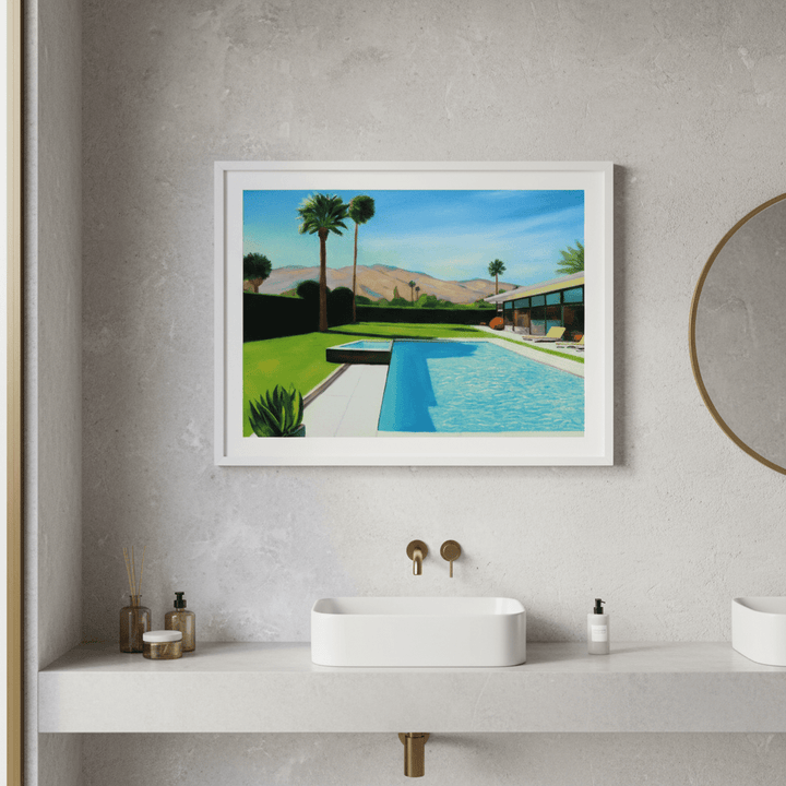 Palm Springs Monday by Ieva Baklane wall - art - picture - poster