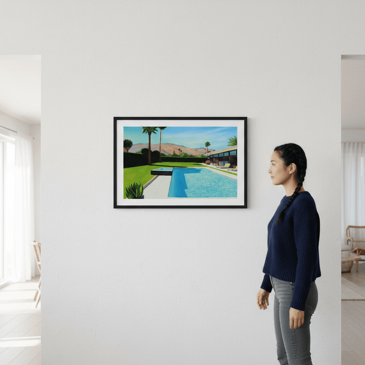 Palm Springs Monday by Ieva Baklane wall - art - picture - poster