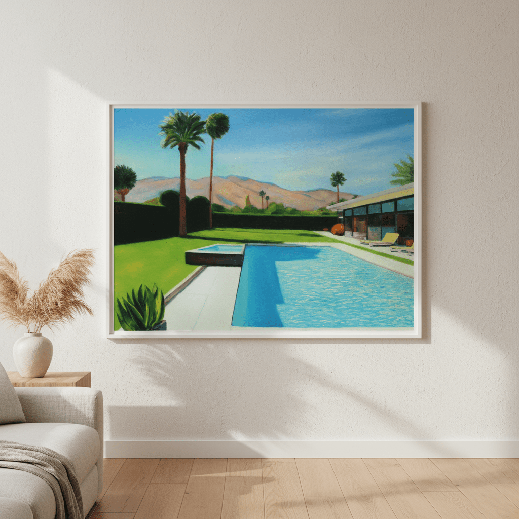 Palm Springs Monday by Ieva Baklane wall - art - picture - poster