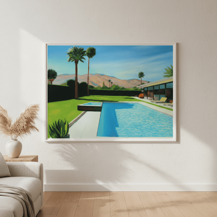 Palm Springs Monday by Ieva Baklane wall - art - picture - poster