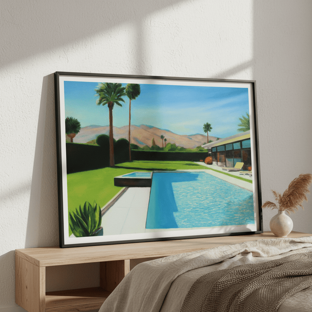 Palm Springs Monday by Ieva Baklane wall - art - picture - poster
