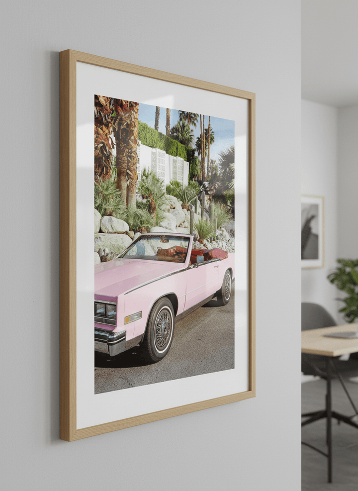 Contemporary wall art featured in a bright modern office workspace