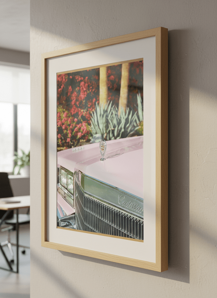 Contemporary wall art featured in a bright modern office workspace