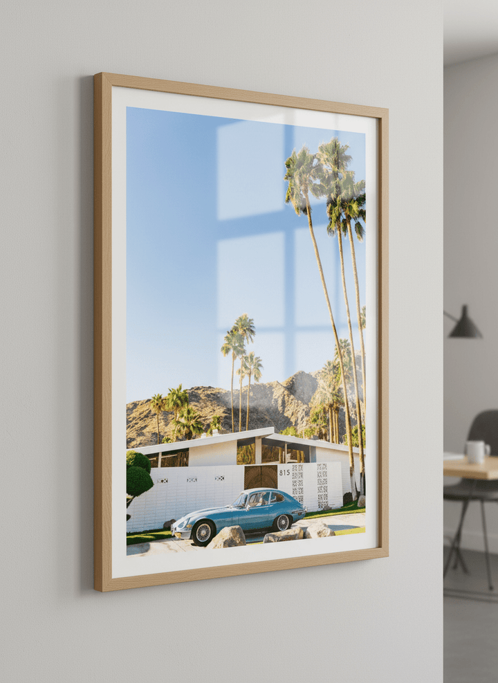 Contemporary wall art featured in a bright modern office workspace