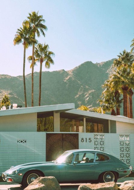 Palm Springs Vintage Muscle Car Wall Art