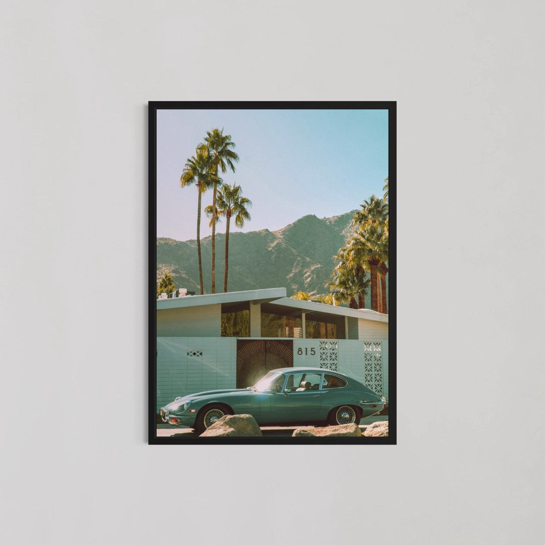 Palm Springs Vintage Muscle Car Wall Art - Style My Wall,frame