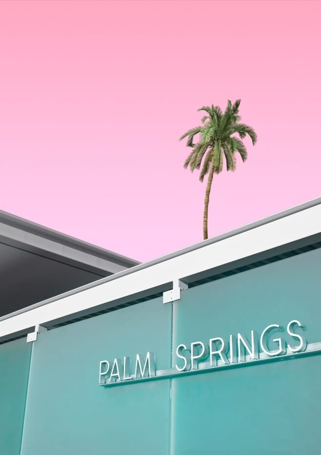 Palm Springs Welcome Sign By Tom Windeknecht