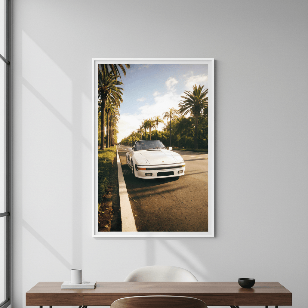Palms & Porsche by Gelica Peralta wall - art - picture - poster
