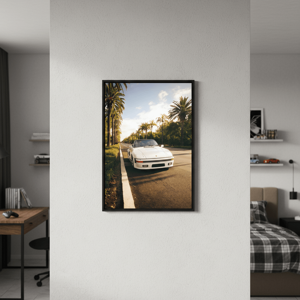 Palms & Porsche by Gelica Peralta wall - art - picture - poster