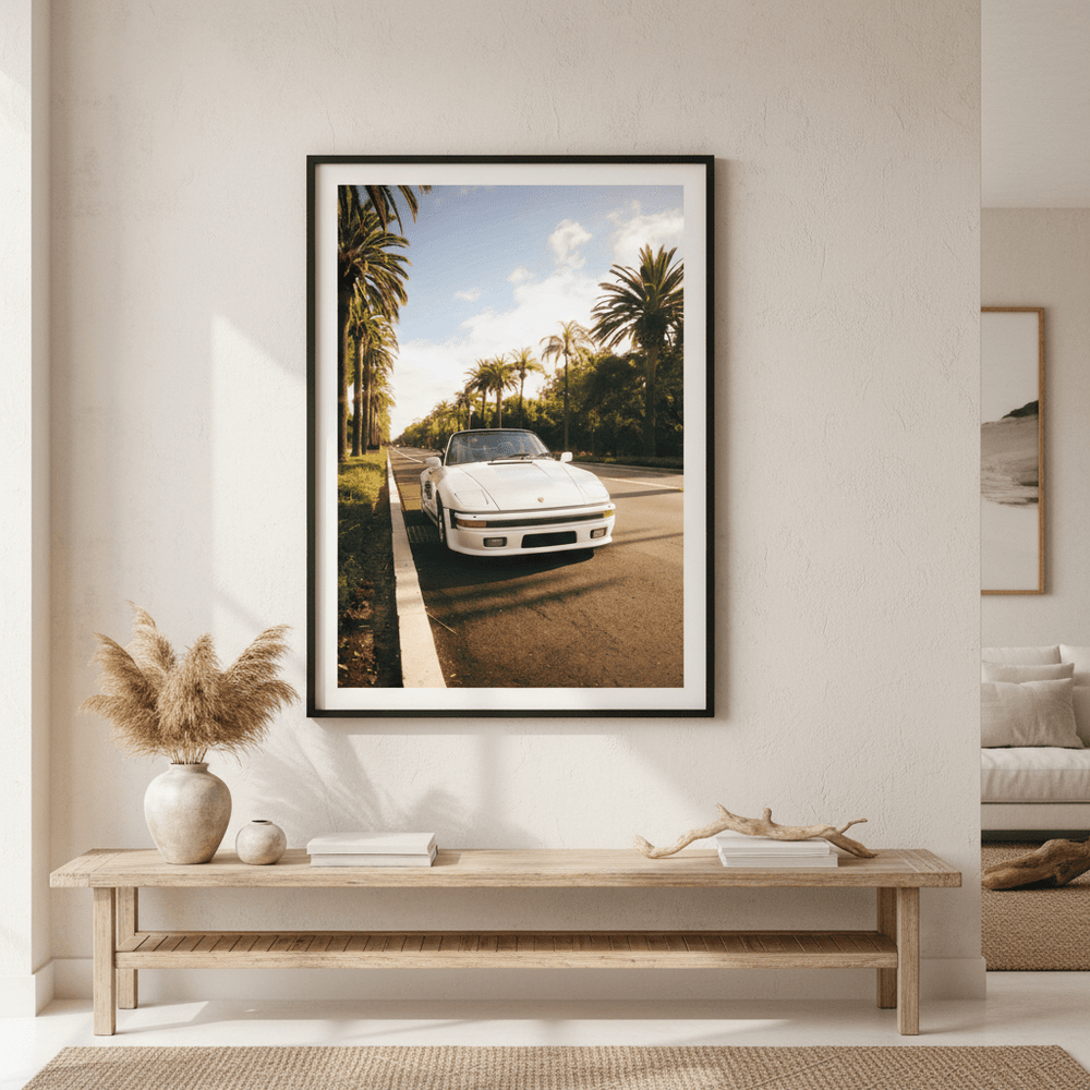 Palms & Porsche by Gelica Peralta wall - art - picture - poster