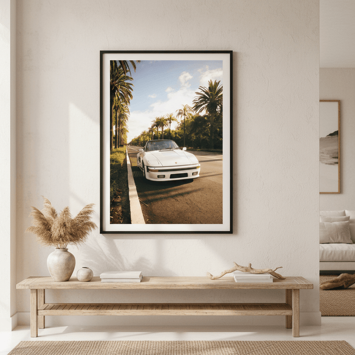 Palms & Porsche by Gelica Peralta wall - art - picture - poster