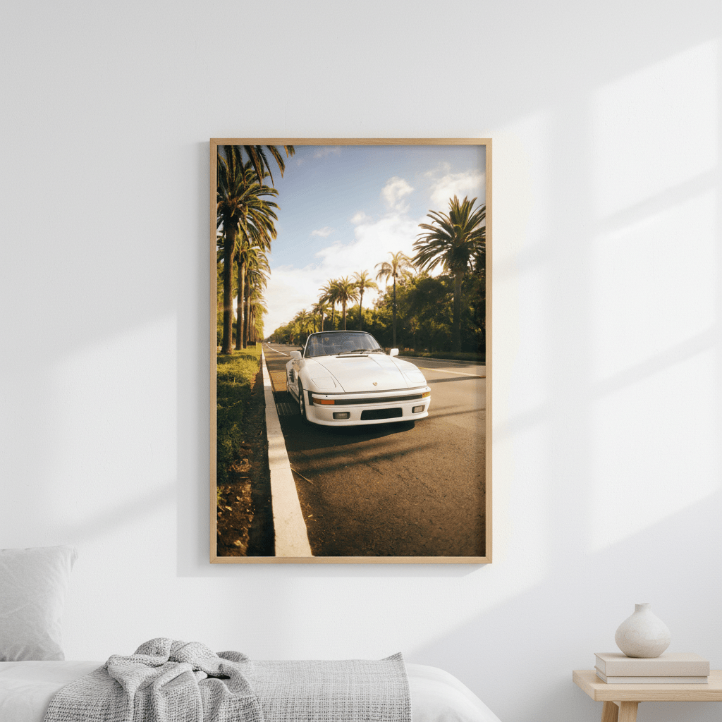 Palms & Porsche by Gelica Peralta wall - art - picture - poster