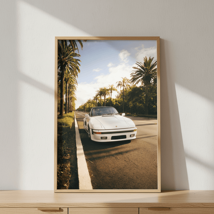 Palms & Porsche by Gelica Peralta wall - art - picture - poster