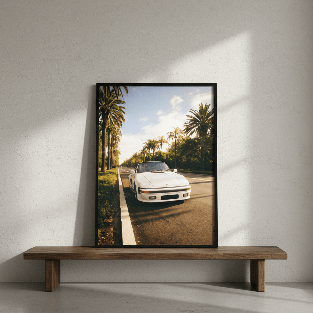 Palms & Porsche by Gelica Peralta wall - art - picture - poster