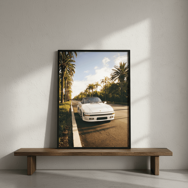Palms & Porsche by Gelica Peralta wall - art - picture - poster