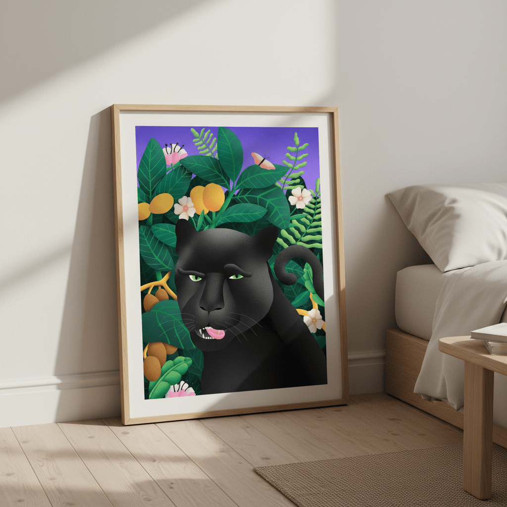 Panther by Manne Jalilian wall - art - picture - poster