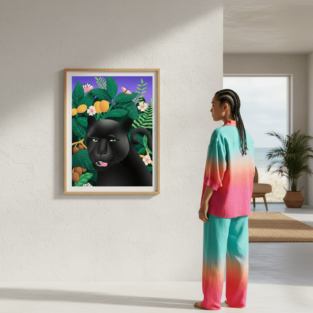 Panther by Manne Jalilian wall - art - picture - poster