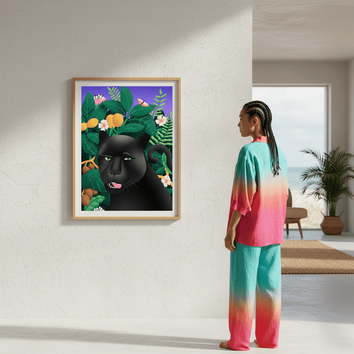 Panther by Manne Jalilian wall - art - picture - poster