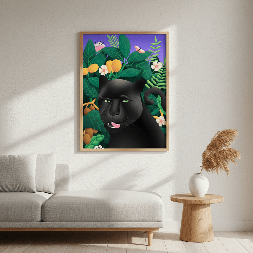 Panther by Manne Jalilian wall - art - picture - poster