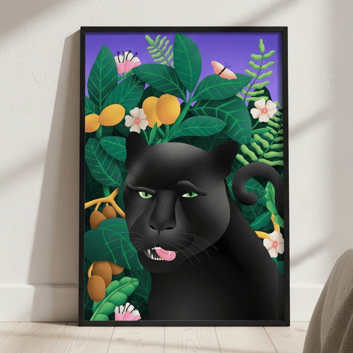 Panther by Manne Jalilian wall - art - picture - poster