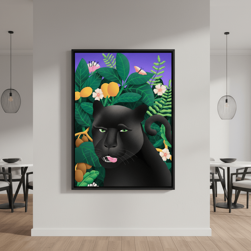Panther by Manne Jalilian wall - art - picture - poster