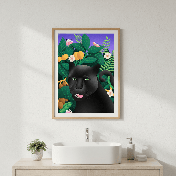 Panther by Manne Jalilian wall - art - picture - poster