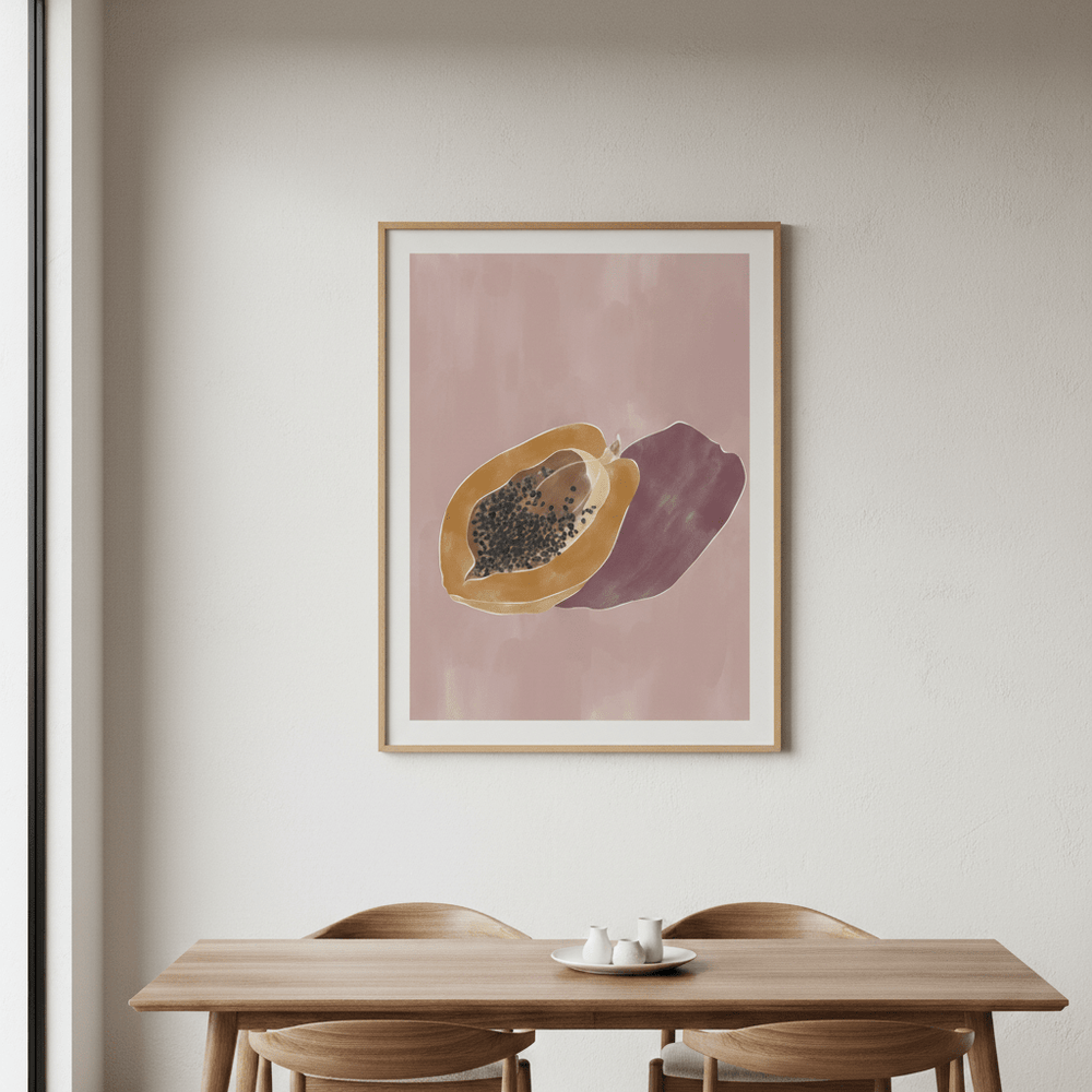 Papaya by Ivy Green Illustrations wall - art - picture - poster
