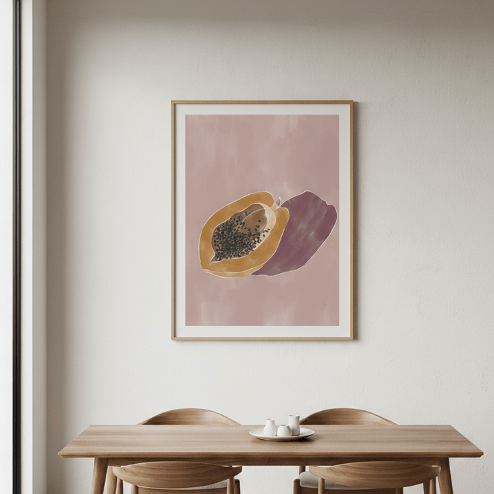 Papaya by Ivy Green Illustrations wall - art - picture - poster