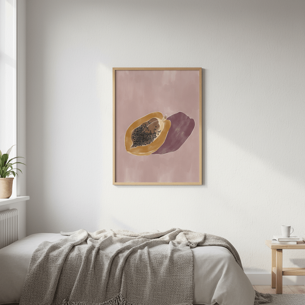 Papaya by Ivy Green Illustrations wall - art - picture - poster