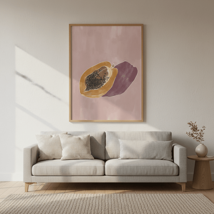 Papaya by Ivy Green Illustrations wall - art - picture - poster