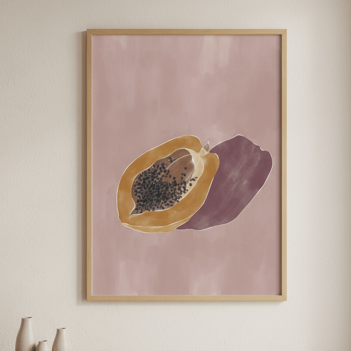 Papaya by Ivy Green Illustrations wall - art - picture - poster