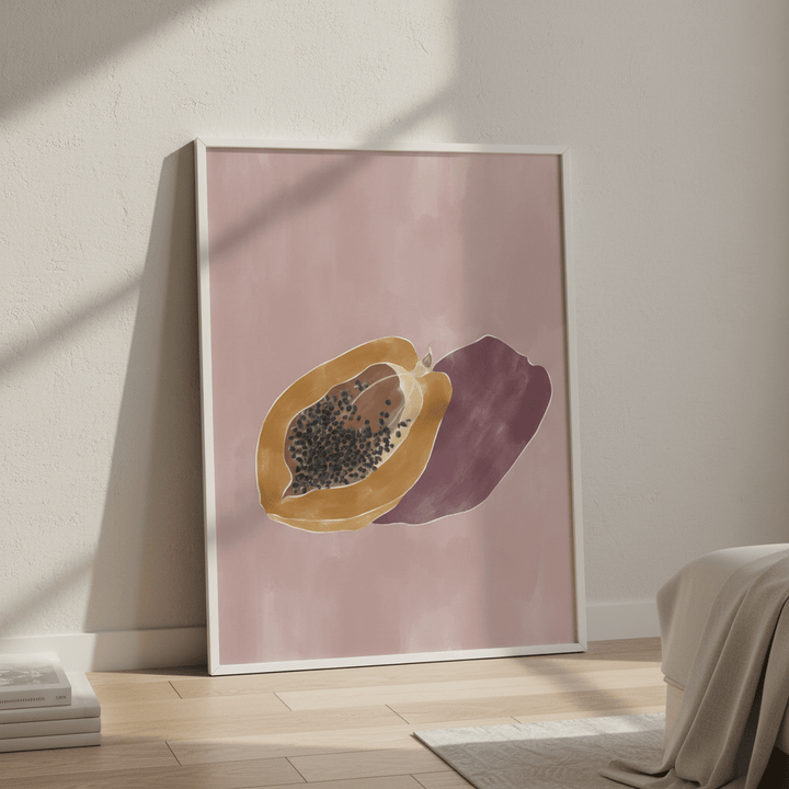 Papaya by Ivy Green Illustrations wall - art - picture - poster