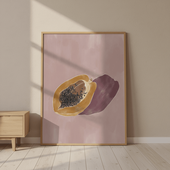 Papaya by Ivy Green Illustrations wall - art - picture - poster