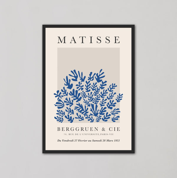Papiers Decoupes Berggruen & Cie 1946 Blue Coral By Henri Matisse