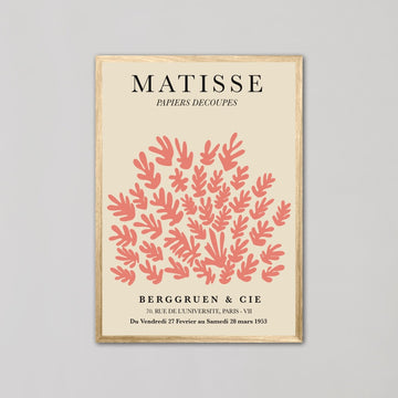 Papiers Decoupes Berggruen & Cie 1946 Orange Coral By Henri Matisse - Style My Wall