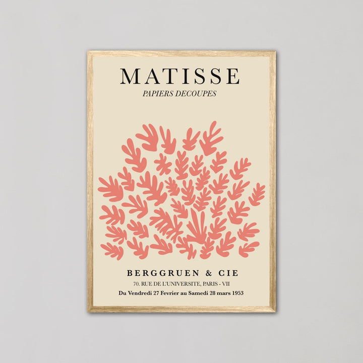 Papiers Decoupes Berggruen & Cie 1946 Orange Coral By Henri Matisse - Style My Wall