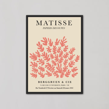 Papiers Decoupes Berggruen & Cie 1946 Orange Coral By Henri Matisse - Style My Wall