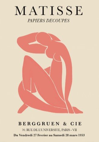 Papiers Decoupes Berggruen & Cie Orange By Henri Matisse