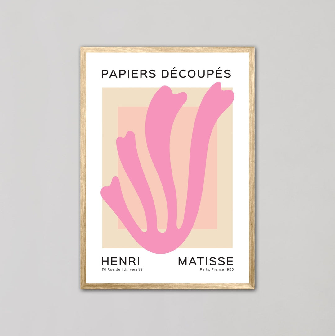 Papiers Decoupes Cutout Pink by Henri Matisse - Style My Wall