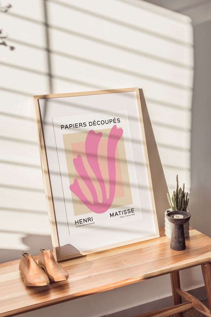 Papiers Decoupes Cutout Pink by Henri Matisse - Style My Wall