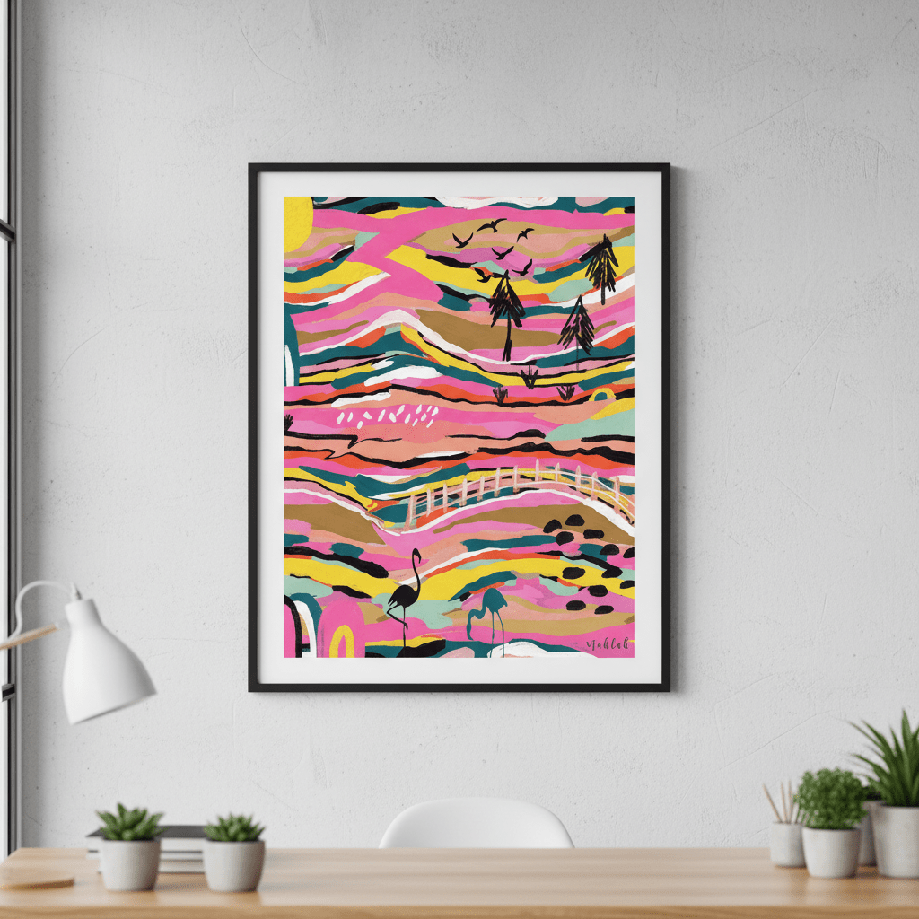 Paradise by Inkheart Designs wall - art - picture - poster