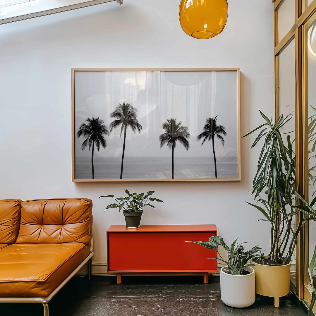 Paradise Palm Ocean Photograph wall - art - picture - poster