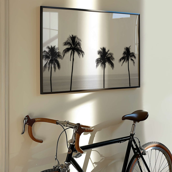 Paradise Palm Ocean Photograph wall - art - picture - poster