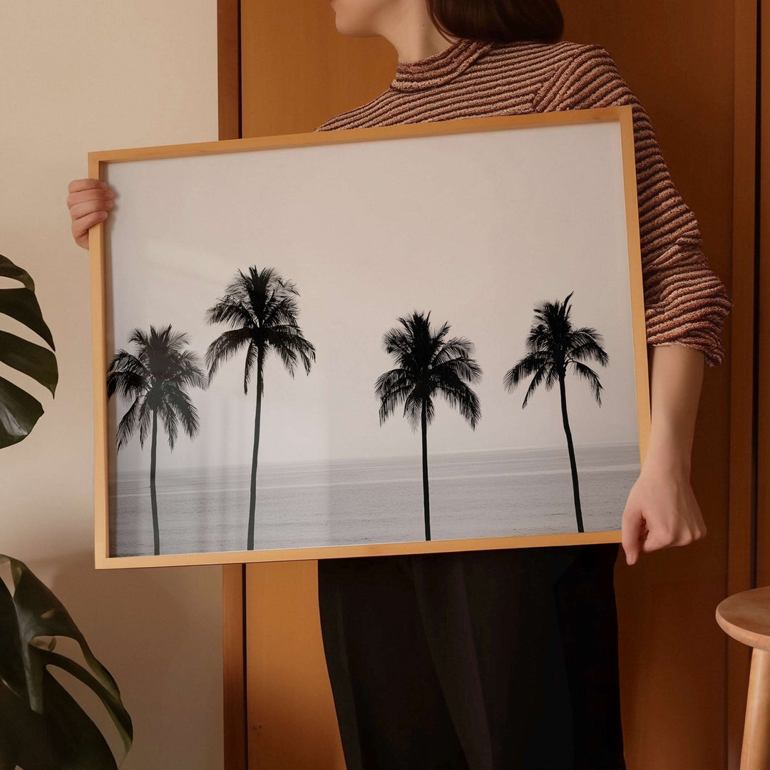 Paradise Palm Ocean Photograph wall - art - picture - poster