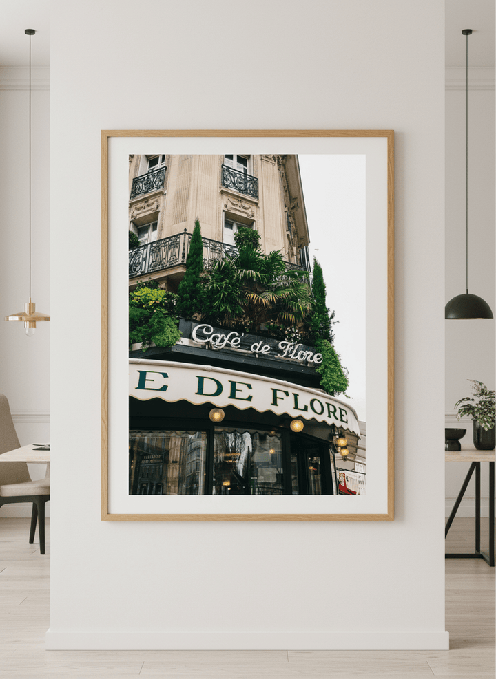 Contemporary wall art featured in a bright modern office workspace