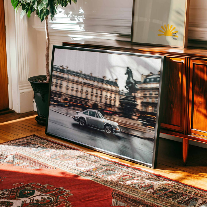 Paris Drift Vintage Car Photograph wall - art - picture - poster